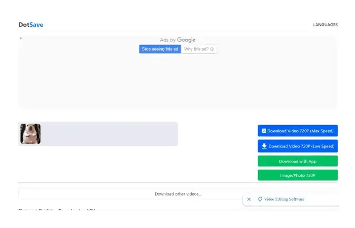 Print de tela mostrando como baixar vídeo do Pinterest via extensão do Chrome