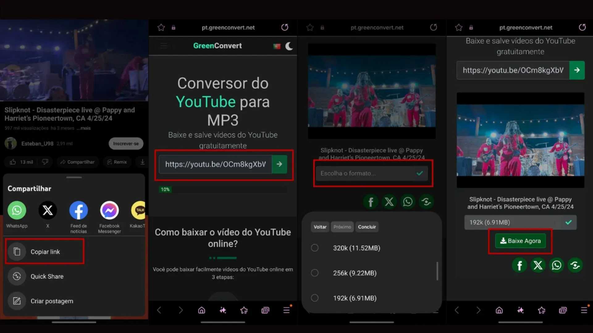 Imagem do tutorial de como baixar música do youtube pelo celular