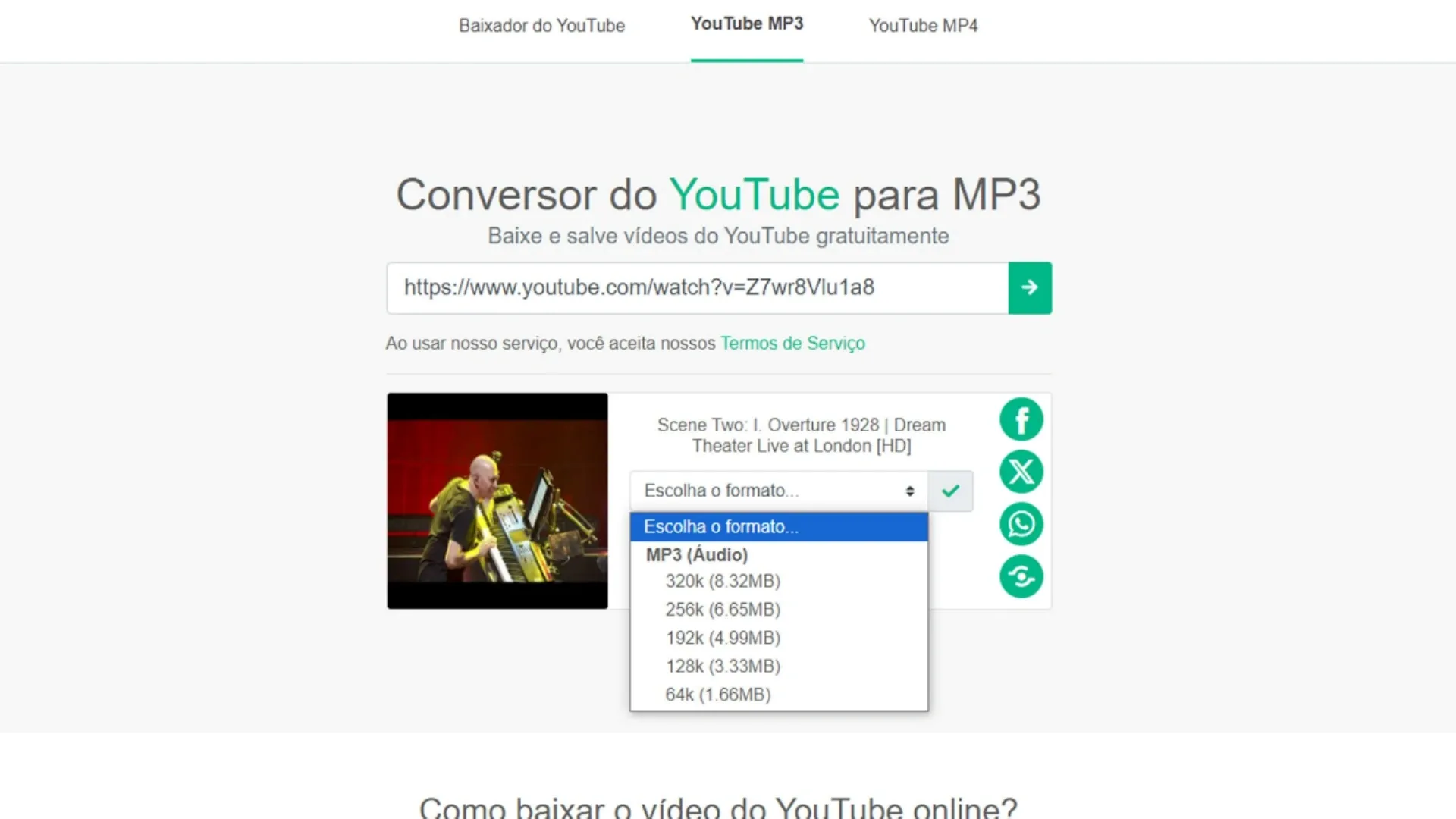 Imagem do tutorial de como baixar música do youtube pelo pc