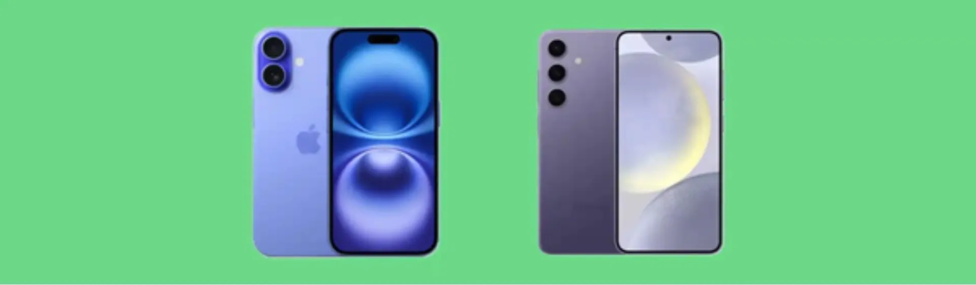 Capa do post: iPhone 16 x Galaxy S24: qual celular comprar em 2024?