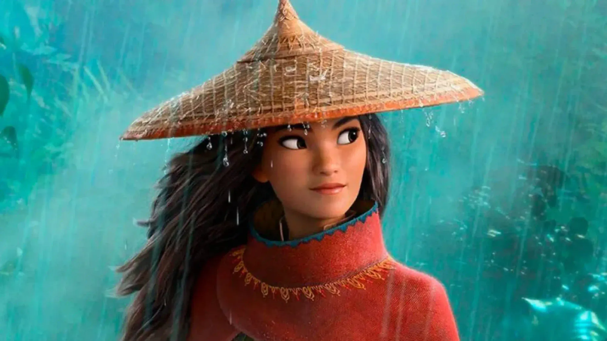 Dragão azul com fios luminosos