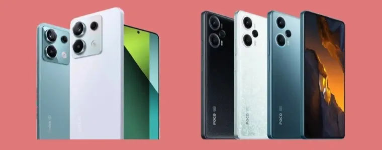 Redmi Note 13 Pro x Poco F5: qual é melhor?