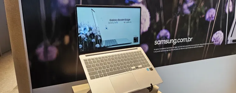 Samsung Galaxy Book4 Edge chega ao Brasil com recursos de IA