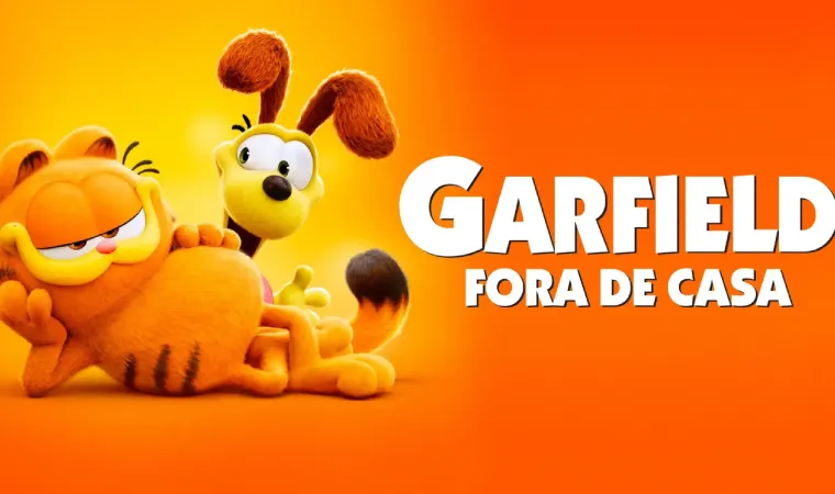 Imagem de divulgação de Garfield: Fora de Casa