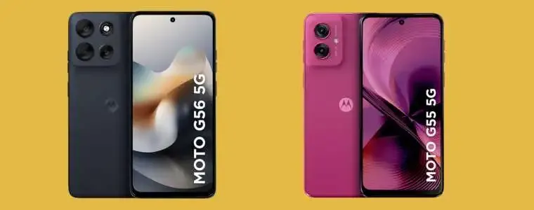 Moto G56 vs G55: quem leva a melhor no duelo da Motorola?