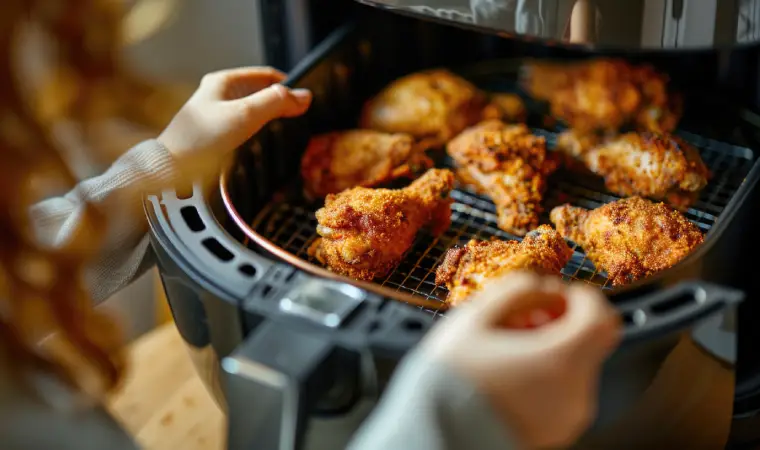 Frango frito na air fryer philips walita.