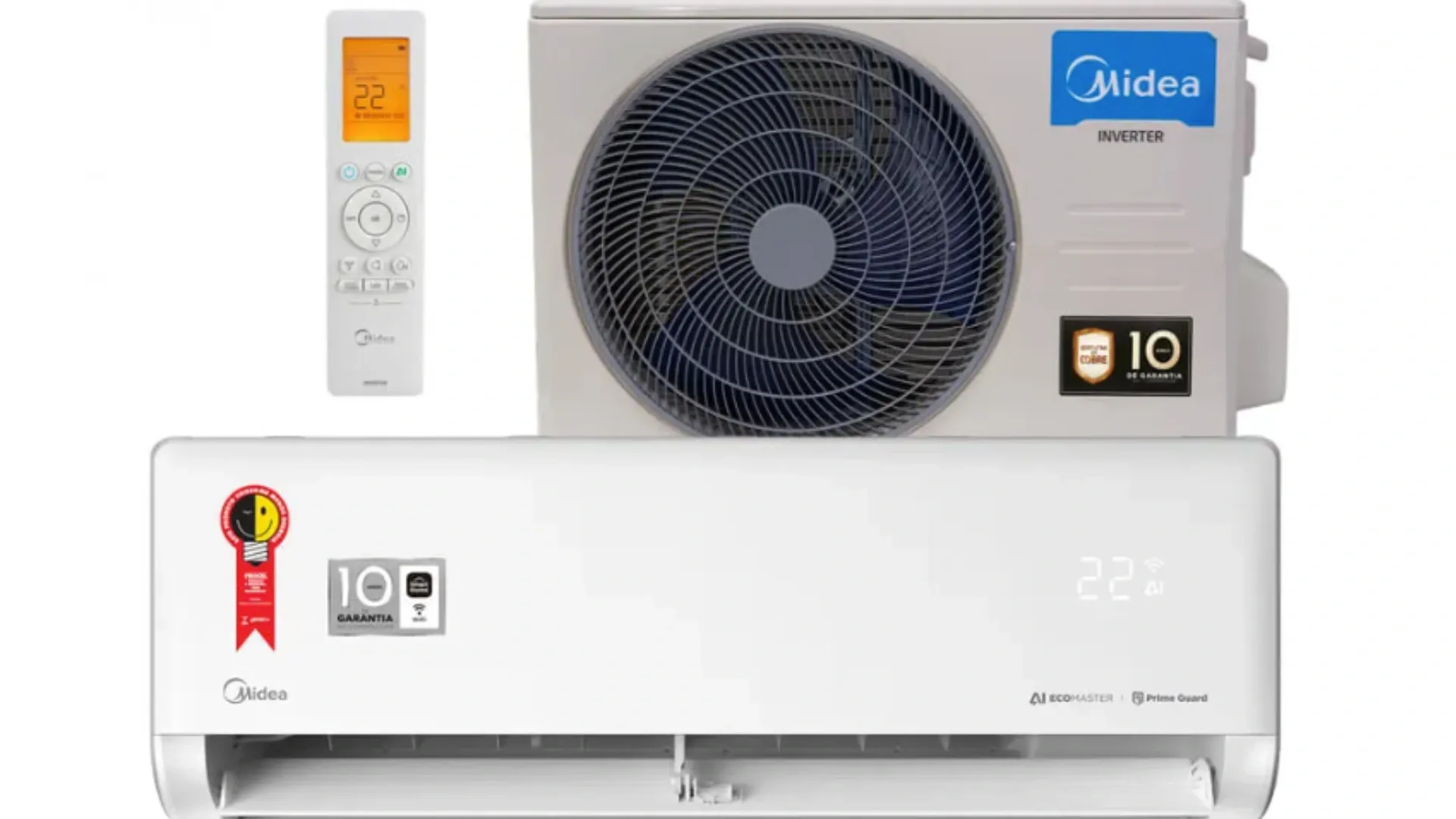 imagem divulgação modelo ar-condicionado Midea Springer Ecomaster