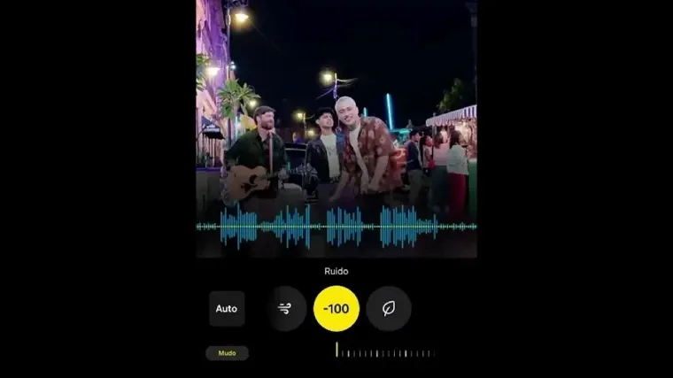 Imagem do recurso Audio Eraser do Galaxy S25 Ultra