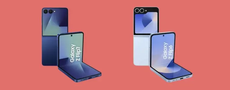 Galaxy Z Flip7 x Galaxy Z Flip6: o que muda nos dobráveis?
