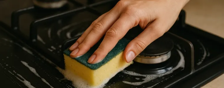 Capa do post: Como limpar fogão com mesa de vidro?