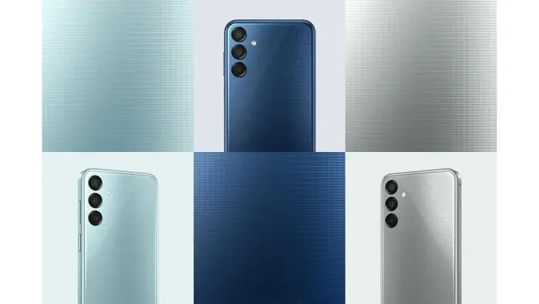 Opções de cores diferentes dos melhores celulares Samsung Galaxy M