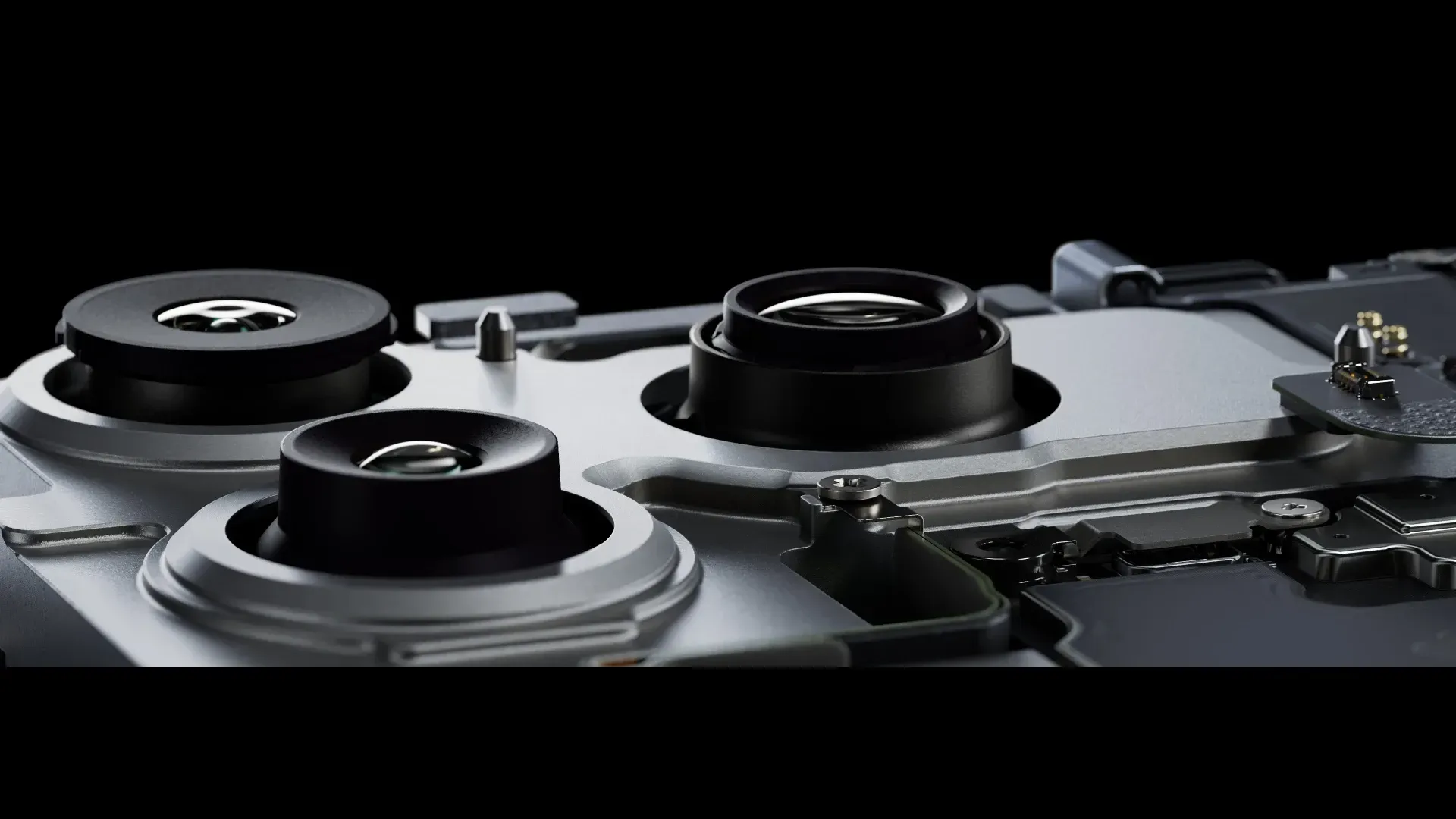 Imagem mostra detalhes das câmeras de um telefone