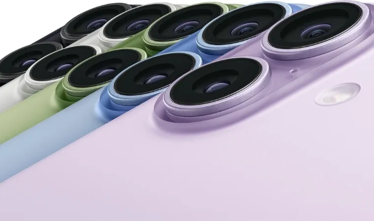 Imagem mostra diversos celulares coloridos lado a lado 