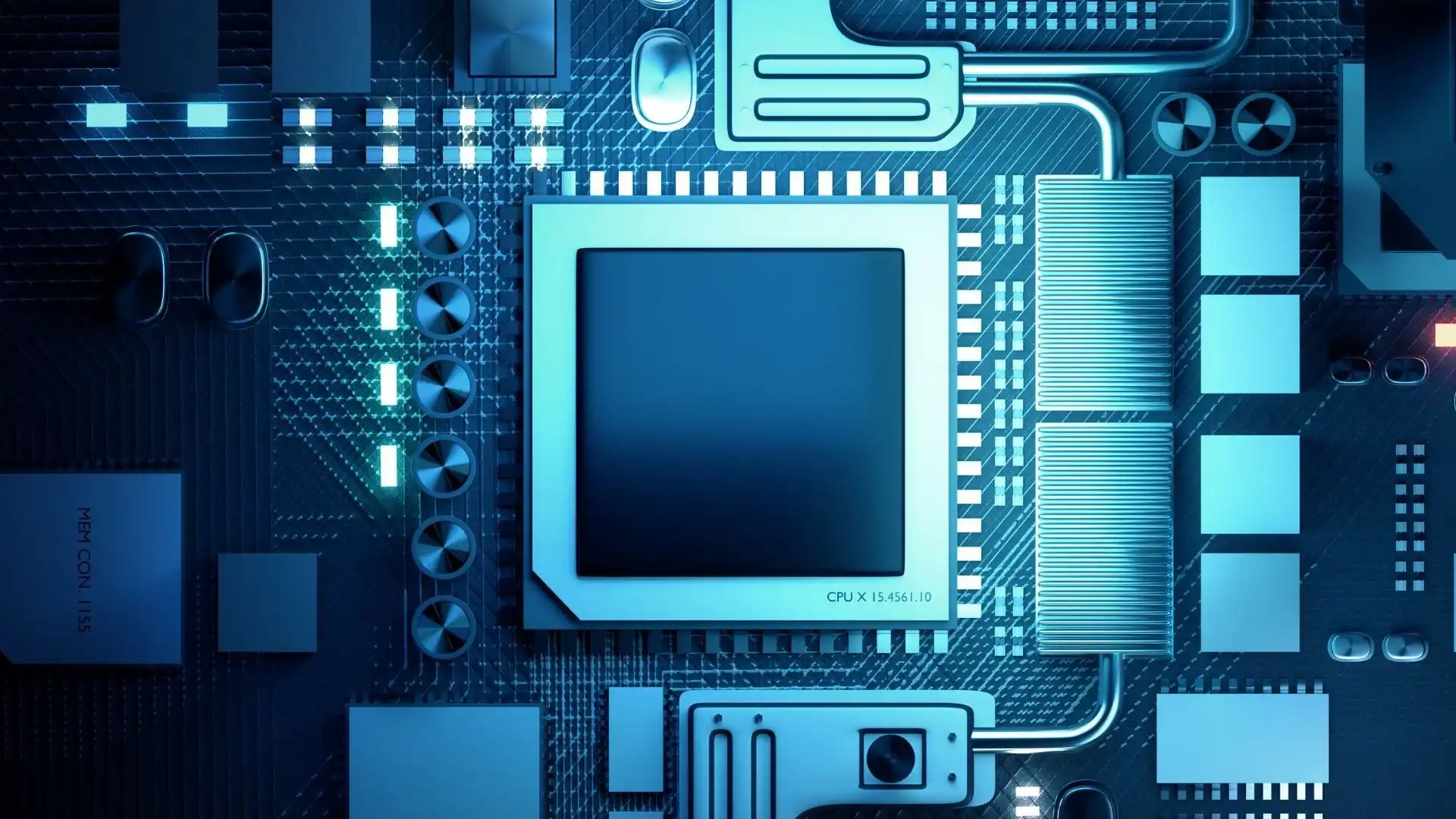 Imagem ilustrativa de um processador de celular  