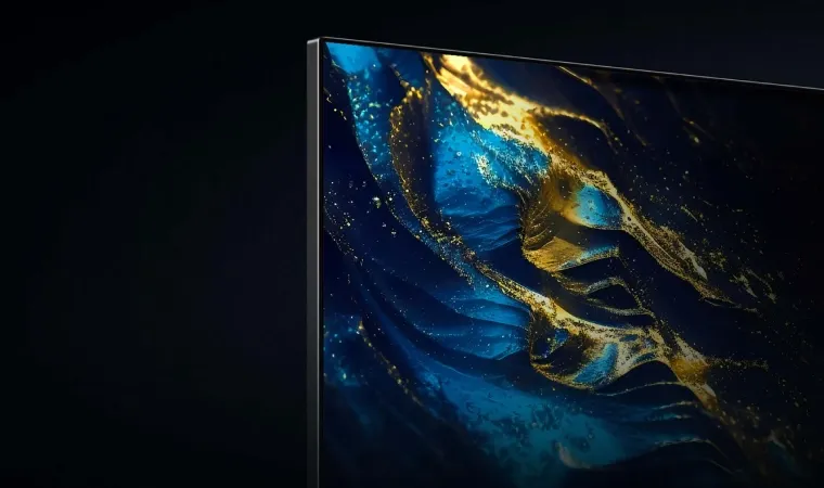 Imagem mostra borda fina da TV TCL P8K