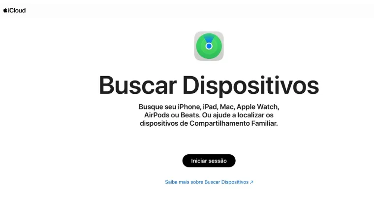 Imagem mostra a tela de um computador logado na Apple