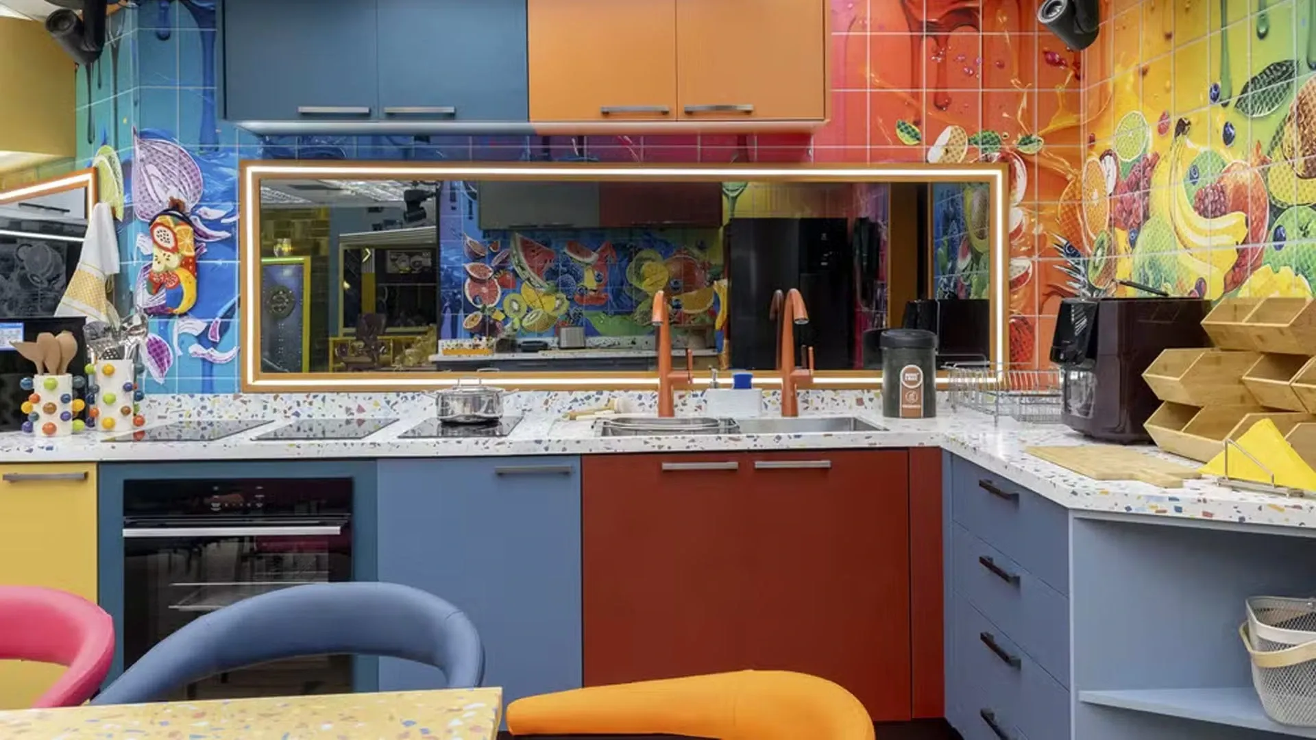 Móveis e equipamentos da cozinha Vip do BBB26 