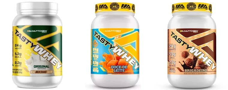 Tasty Whey Adaptogen: avaliação, composição e sabores