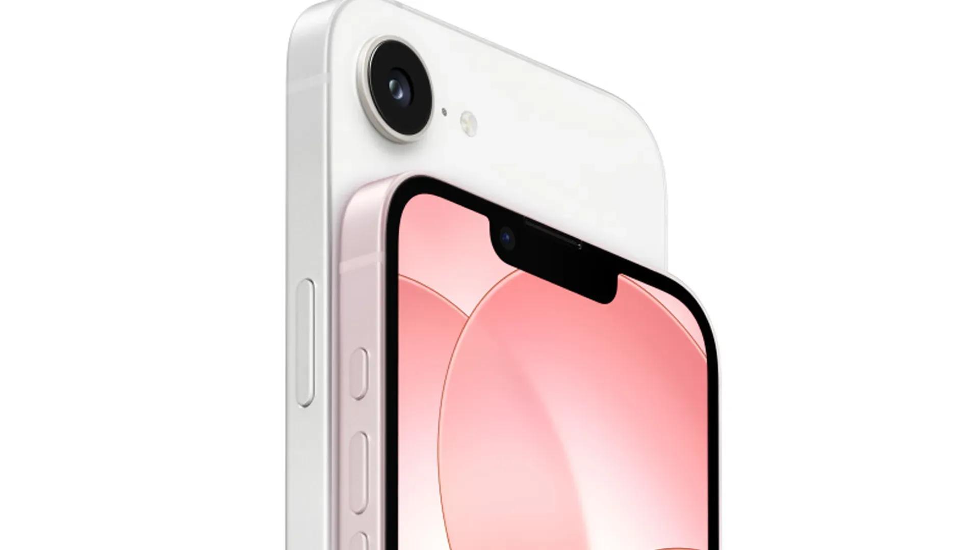 Imagem do iPhone 17e destacando a câmera traseira única de 48 MP no canto superior esquerdo.