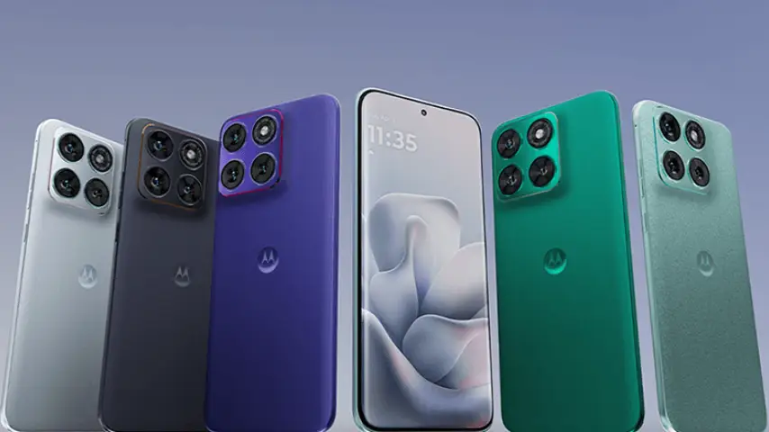 Variantes de cores do Motorola Edge 70 Fusion