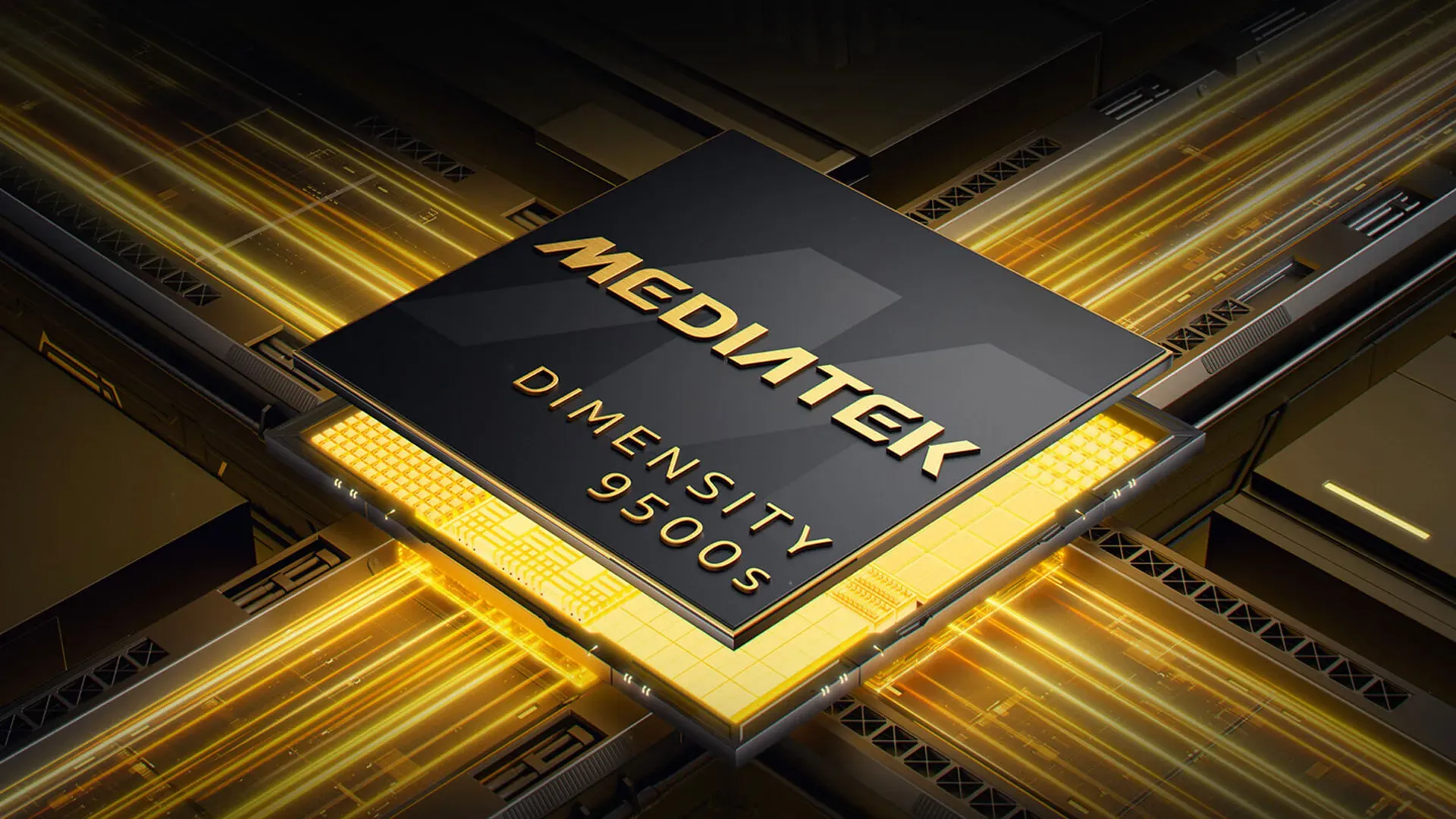 Imagem render do processador MediaTek Dimensity 9500s presente no POCO X8 Pro Max 
