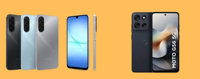 Galaxy A17 5G vs Moto G56 5G: qual celular é melhor?