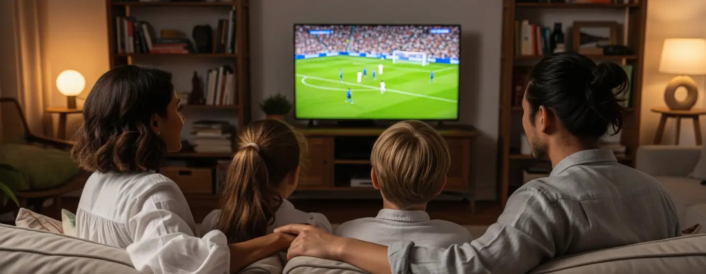 Qual o melhor tamanho de TV para assistir futebol? Guia por sala e distância