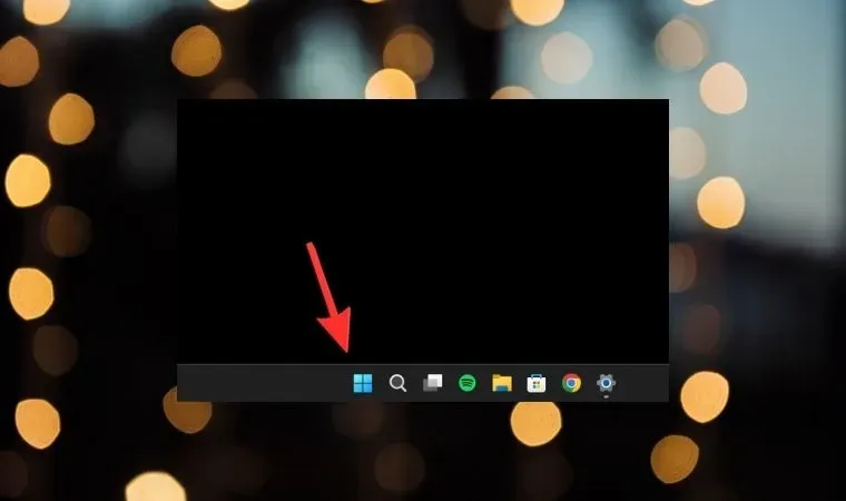Print da tela do sistema operacional Windows 11 mostra onde acessar o menu iniciar