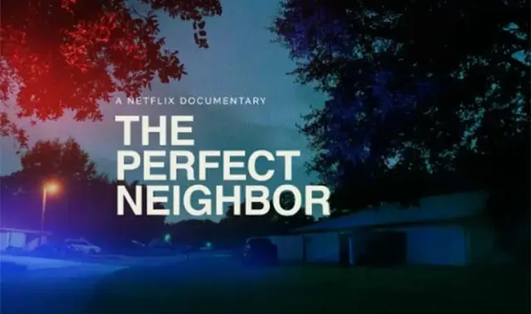 Pôster de divulgação do documentário A Vizinha Perfeita