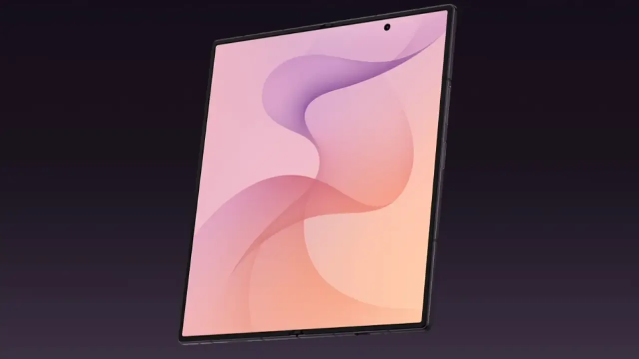 Imagem exibindo a tela aberta do Galaxy Z Fold8 Ultra