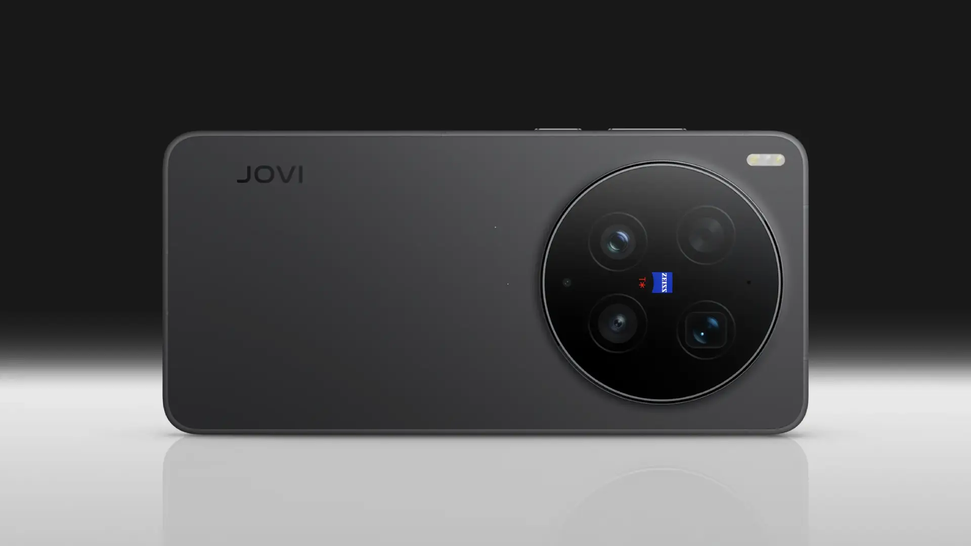 Imagem exibindo a parte traseira do JOVI X300 Ultra na cor preta na posição horizontal
