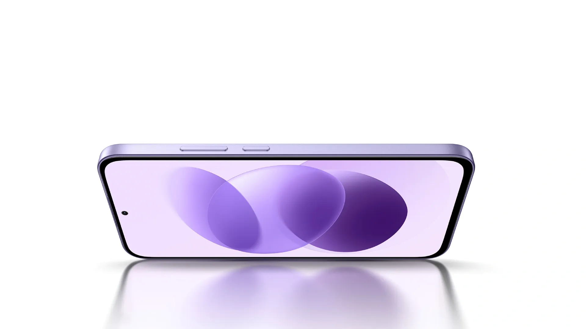 Imagem promocional do Redmi Note 17 5G, na horizontal, com tela ligada.