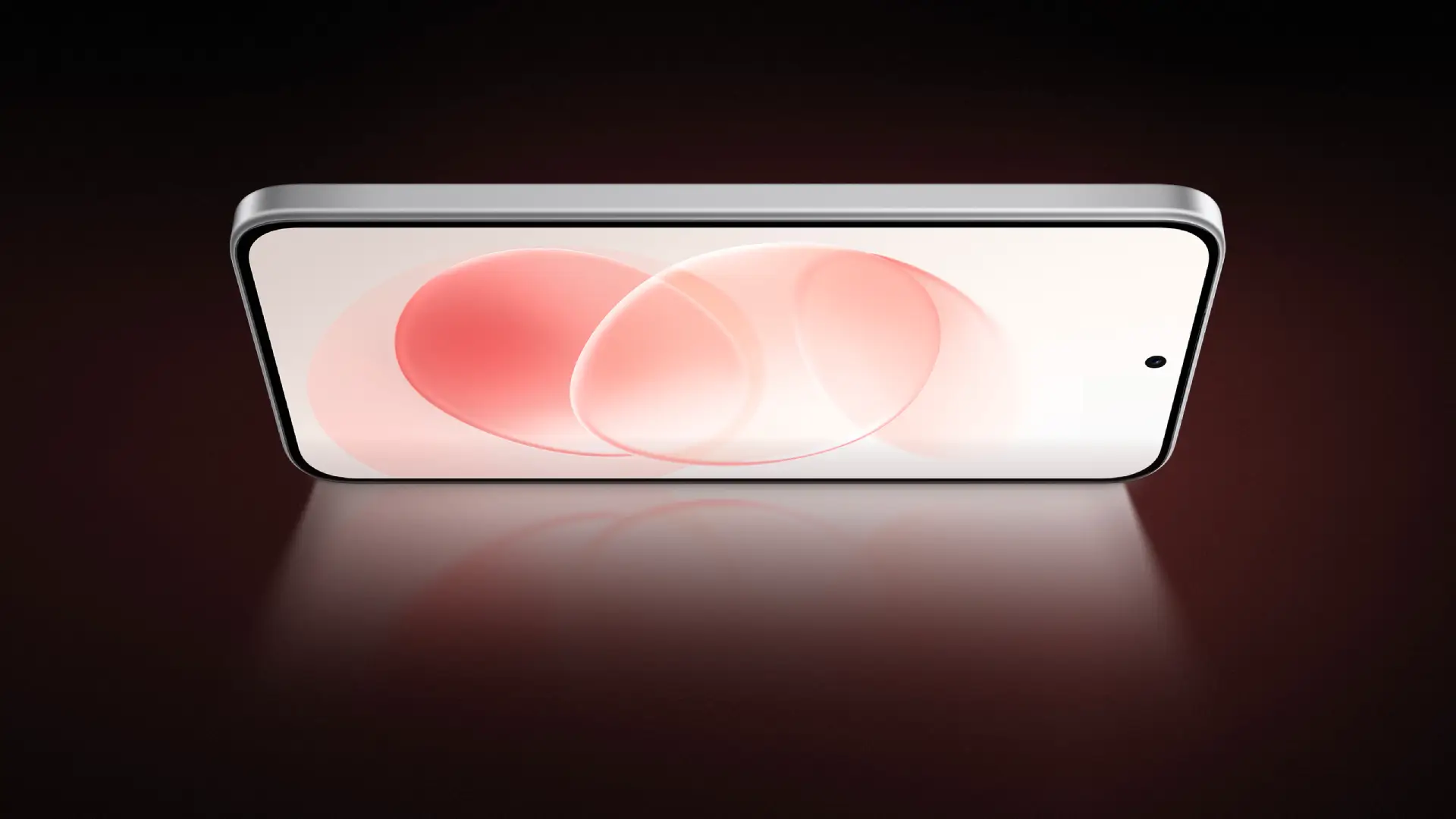 Celular Xiaomi Redmi Note 17 Pro Max na horizontal exibe tela com bordas finas e câmera frontal lateral.