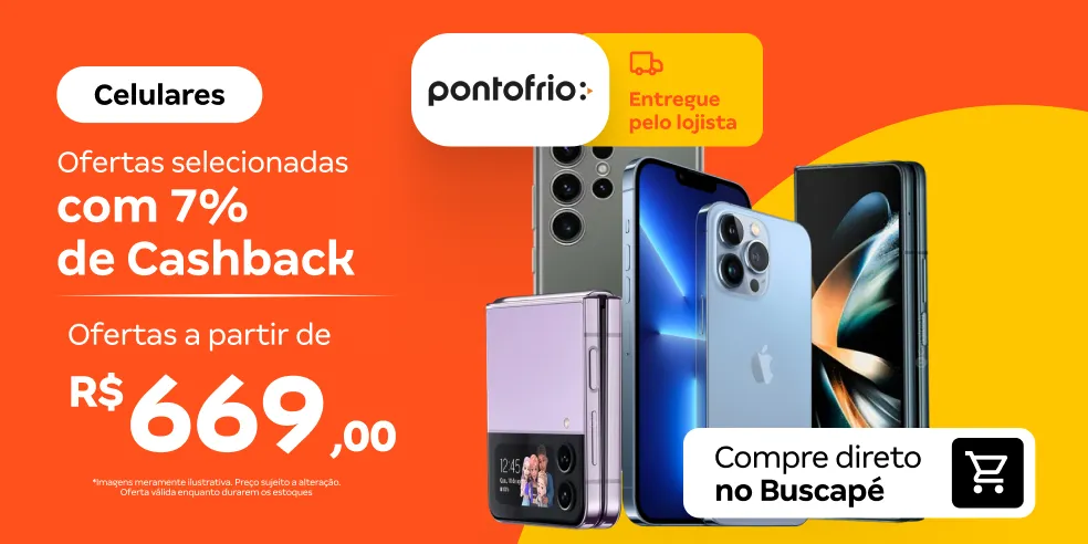 PONTOFRIO MKP - É HORA DE ECONOMIZAR COM 7% DE CASHBACK! - 07/04