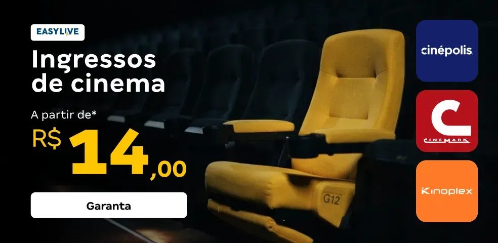 EASYLIVE - INGRESSOS A PARTIR DE R$ 14,00