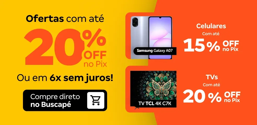 BUSCAPÉ MKP - SELEÇÃO DE OFERTAS COM ATÉ 20%OFF NO PIX!! - 10 a 16/08