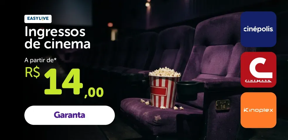 EASYLIVE - INGRESSOS A PARTIR DE R$ 14,00