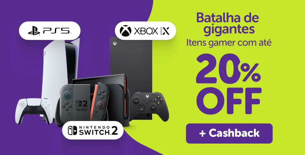 GAMER - OFERTAS COM ATÉ 20%OFF!