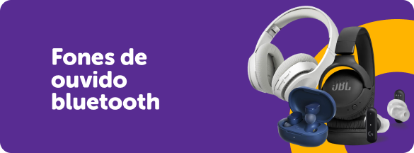 Fone de ouvido Bluetooth