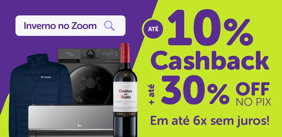 MARKETPLACE - OFERTAS ATÉ 10%OFF DE CASHBACK!