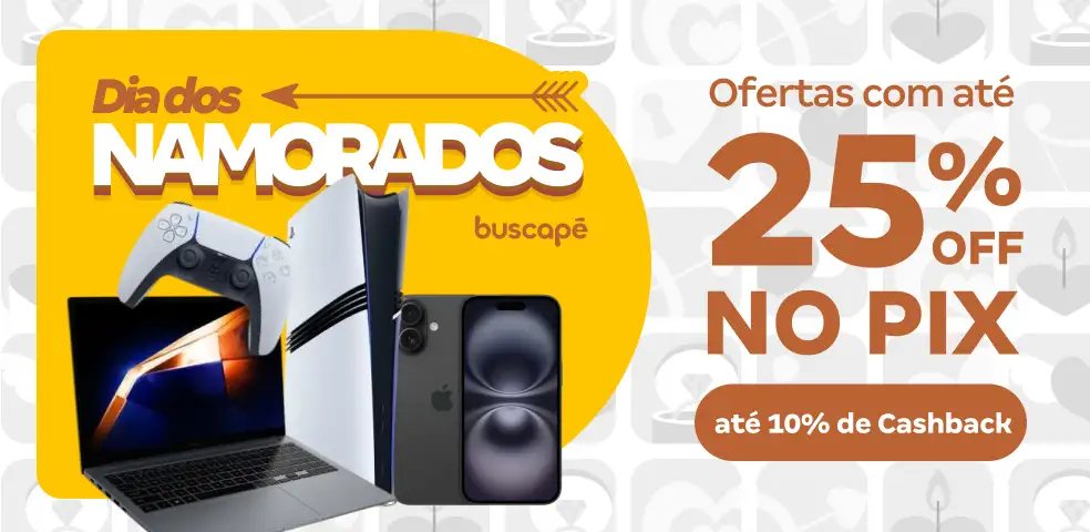 BUSCAPÉ - DIA DOS NAMODAROS COM ATÉ 25%OFF NO PIX + ATÉ 10% DE CASHBACK! - 13 a 14/06