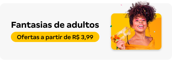 Fantasias para os adultos foliões