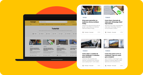 Com a ajuda dos nossos tutoriais, sua vida fica mais fácil