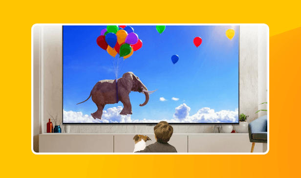 Uma TV grande para todos