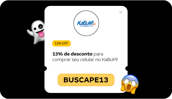 Celular com 13% de desconto é para espantar o azar
