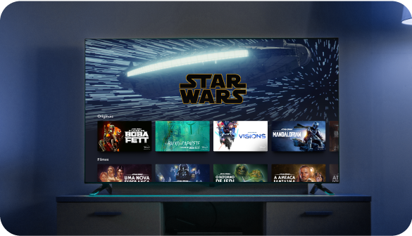 Em qual streaming assistir à saga Star Wars?