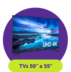 TVs de 50 a 55 polegadas