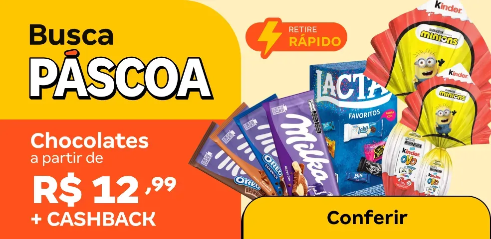 BUSCAPE - PASCOA COM MENOR PREÇO + CASHBACK! - 31 a 05/06