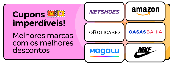 Cupons imperdíveis
