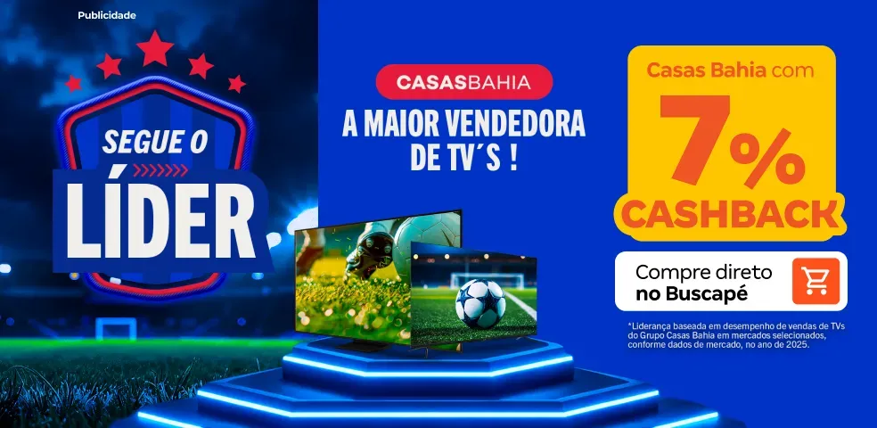 CASAS BAHIA MKP - É HORA DE ECONOMIZAR COM 7% DE CASHBACK! - 13/05